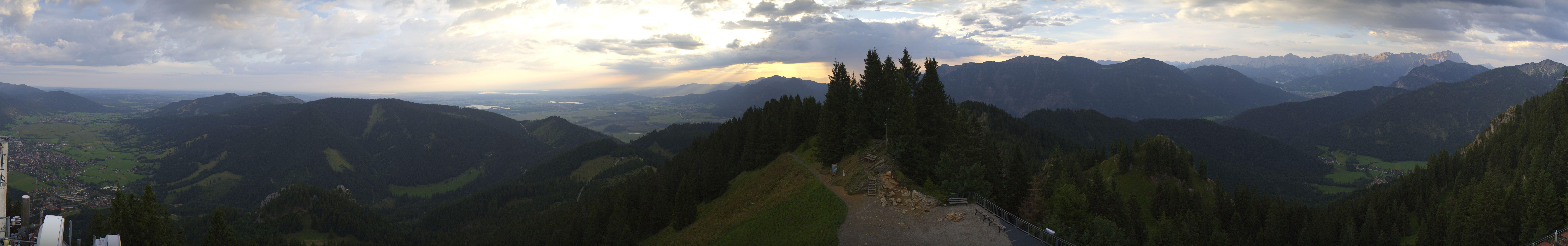 Archiv Foto Webcam Oberammergau - Laber Gipfel