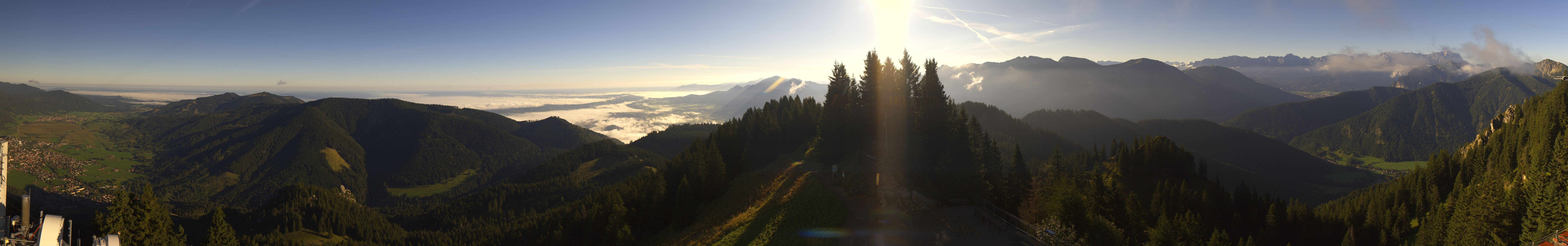 Archived image Webcam Oberammergau - Summit Mt. Laber