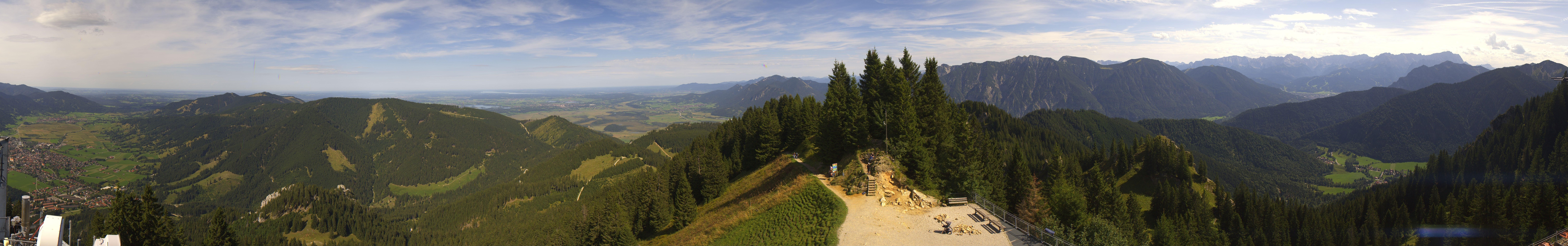 Archiv Foto Webcam Oberammergau - Laber Gipfel