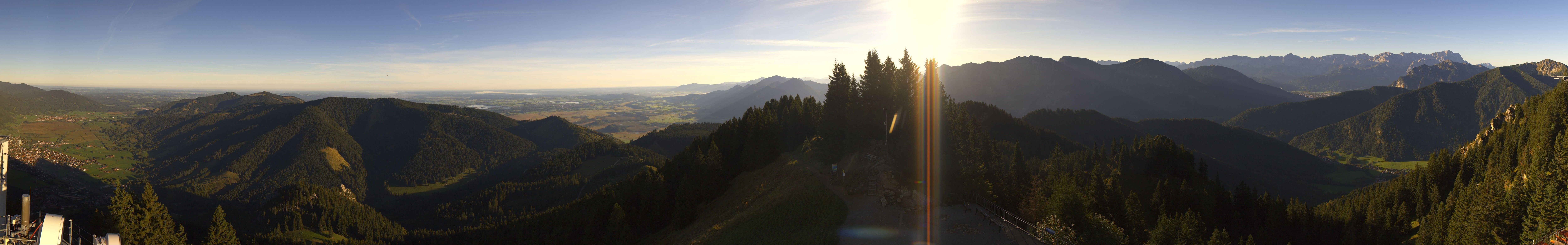 Archived image Webcam Oberammergau - Summit Mt. Laber