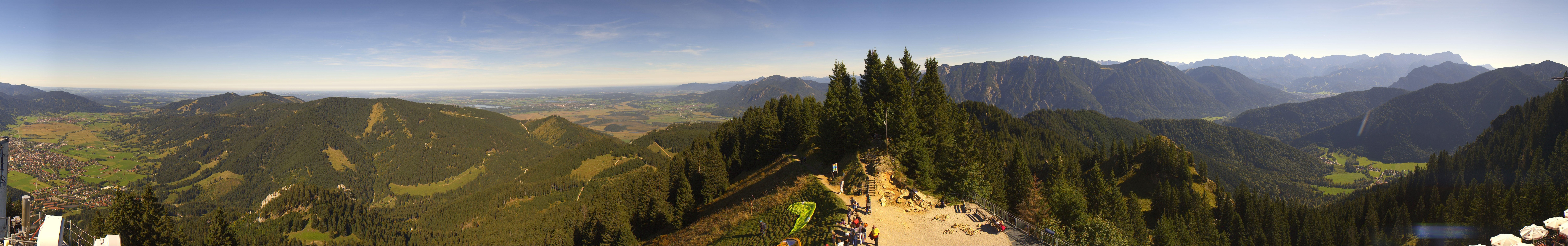 Archived image Webcam Oberammergau - Summit Mt. Laber