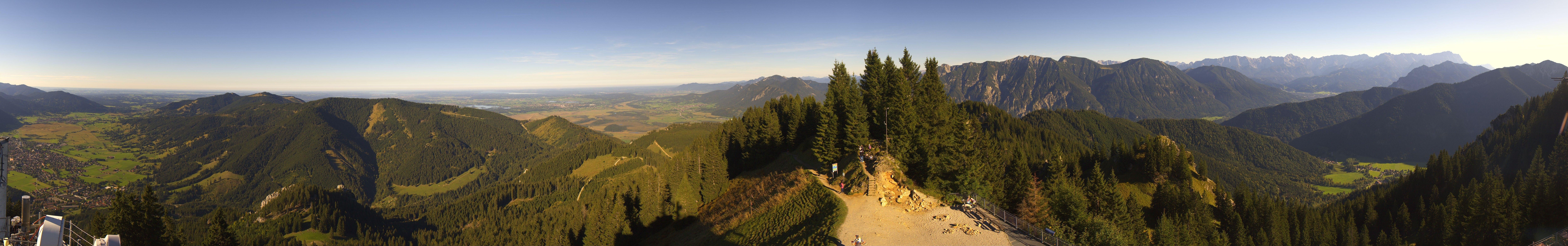 Archived image Webcam Oberammergau - Summit Mt. Laber