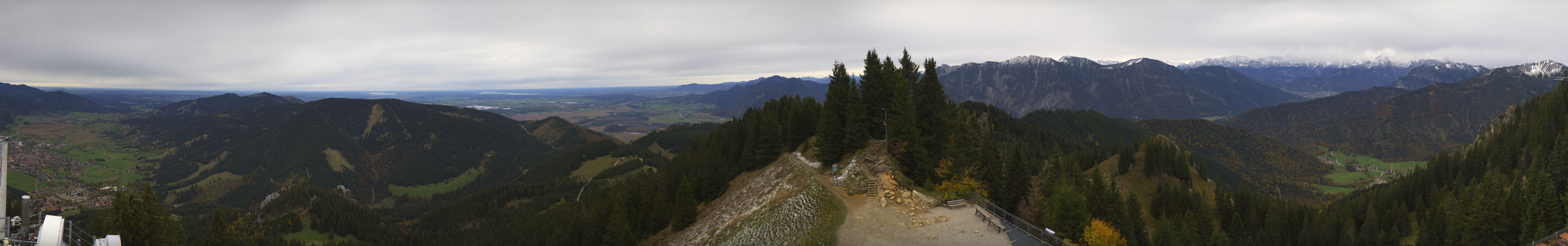 Archived image Webcam Oberammergau - Summit Mt. Laber