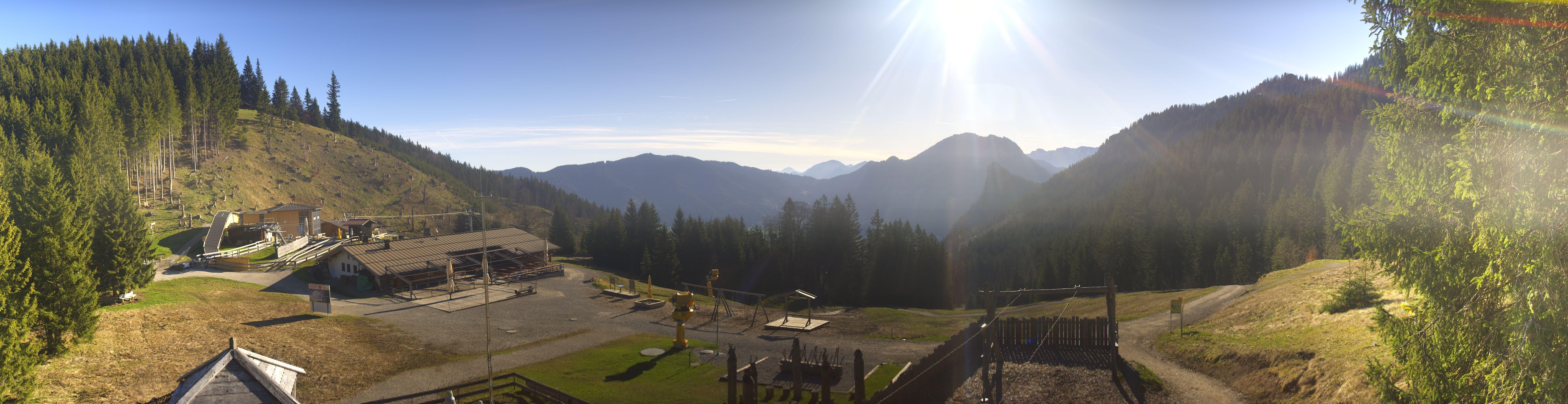 Archived image Webcam Oberammergau - Mountain hut Kolbensattel