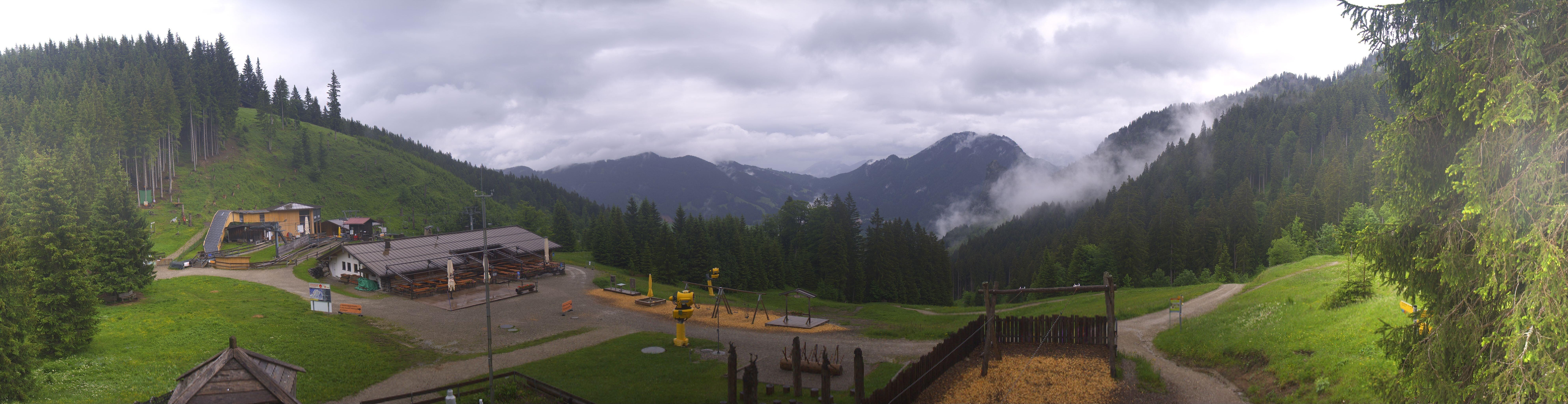 Archived image Webcam Oberammergau - Mountain hut Kolbensattel