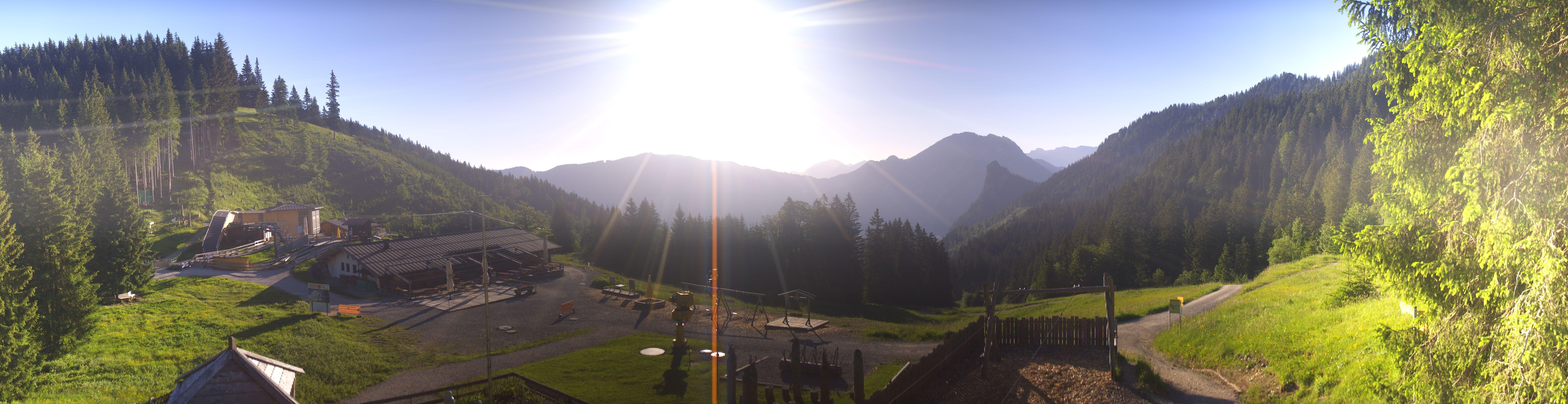 Archived image Webcam Oberammergau - Mountain hut Kolbensattel