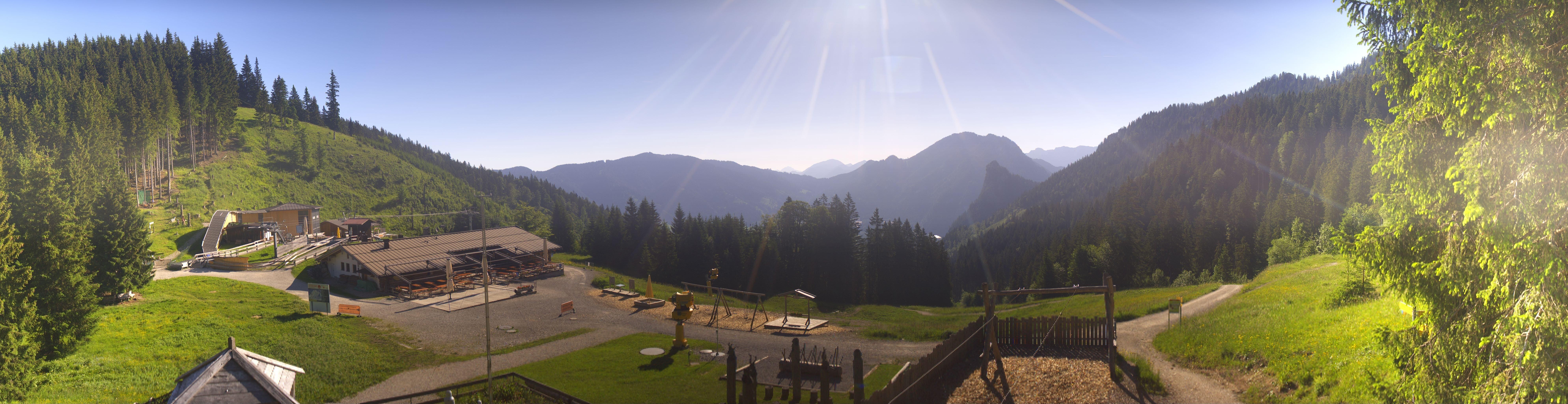 Archived image Webcam Oberammergau - Mountain hut Kolbensattel