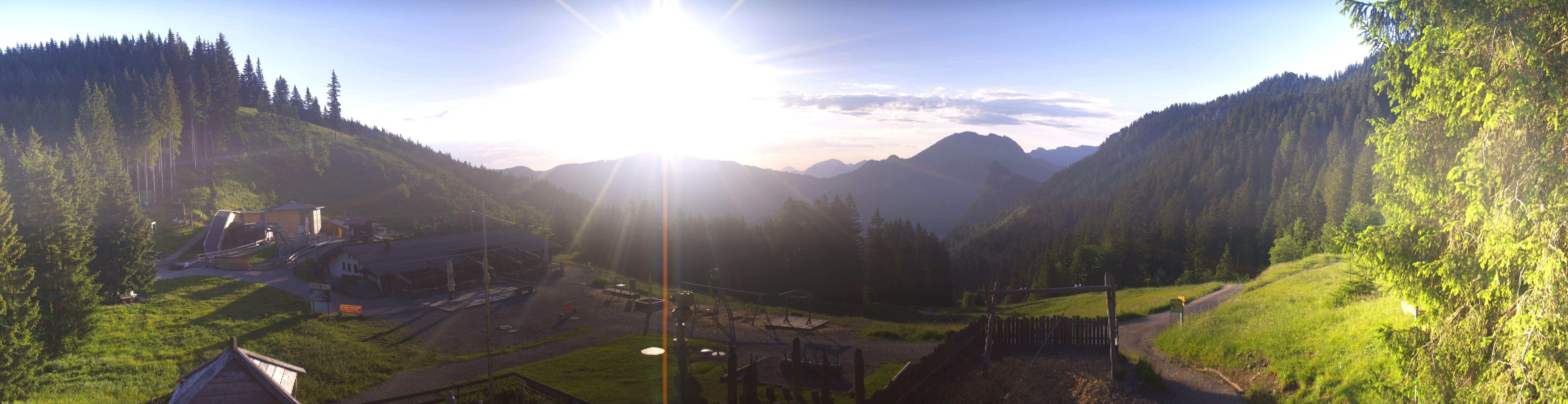 Archived image Webcam Oberammergau - Mountain hut Kolbensattel