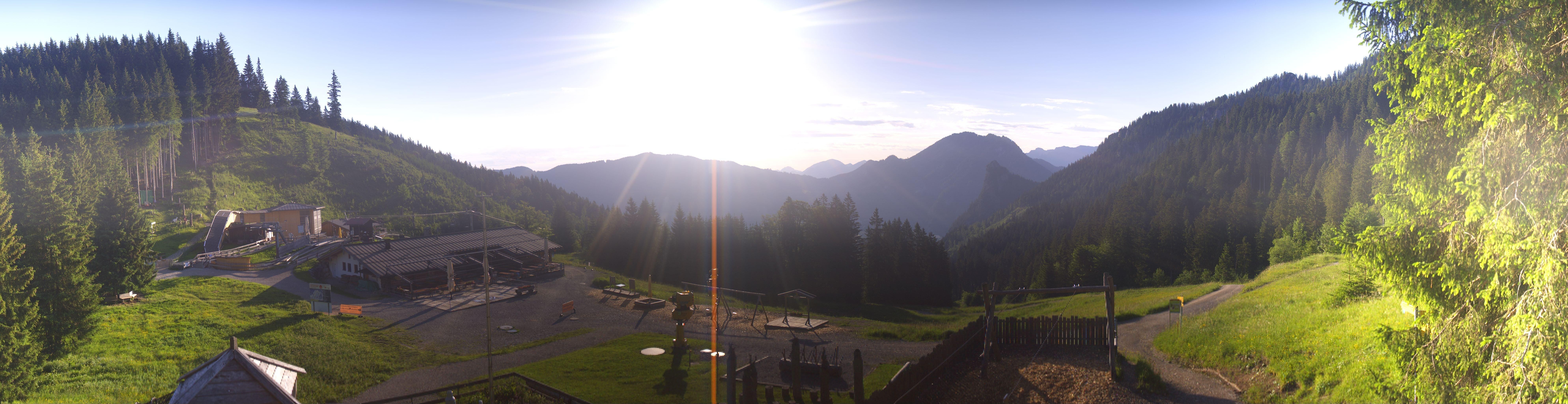 Archived image Webcam Oberammergau - Mountain hut Kolbensattel