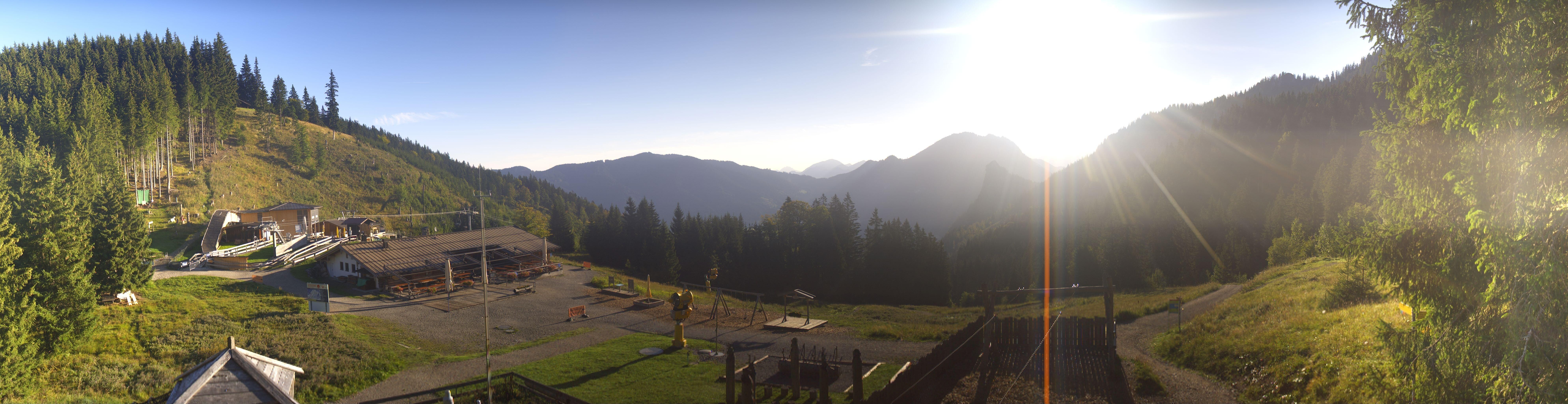 Archived image Webcam Oberammergau - Mountain hut Kolbensattel