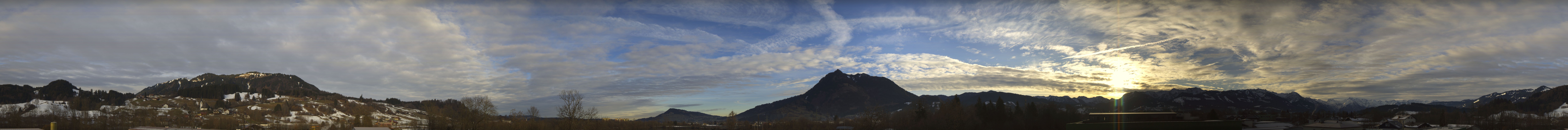 Archiv Foto Webcam Sonthofen: Bergpanorama