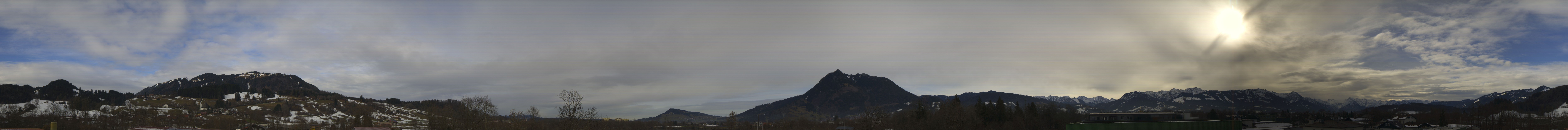 Archiv Foto Webcam Sonthofen: Bergpanorama