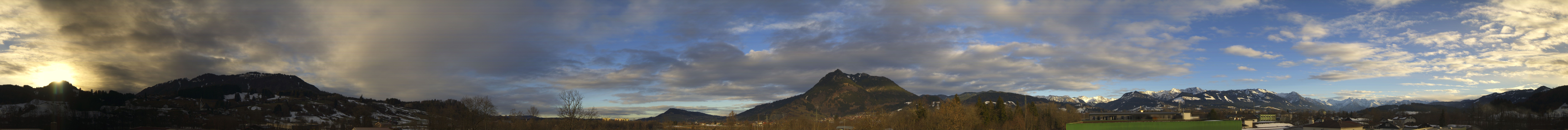 Archiv Foto Webcam Sonthofen: Bergpanorama