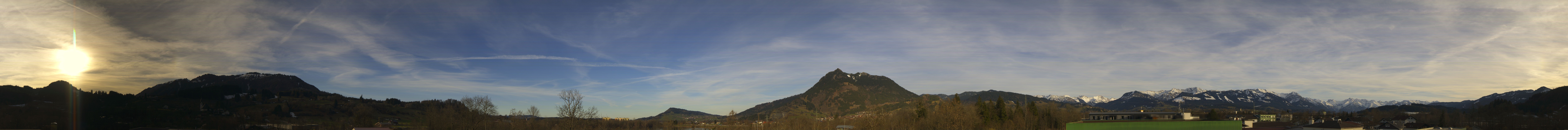 Archived image Webcam Sonthofen: Mountain panorama