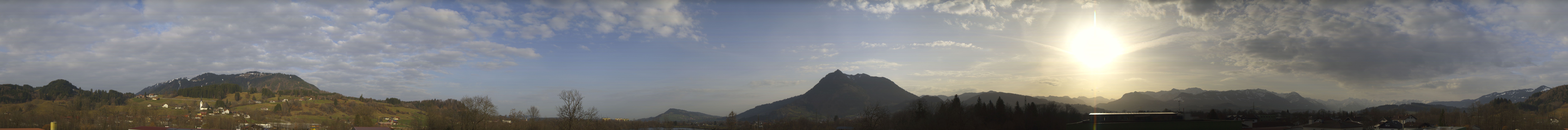 Archiv Foto Webcam Sonthofen: Bergpanorama