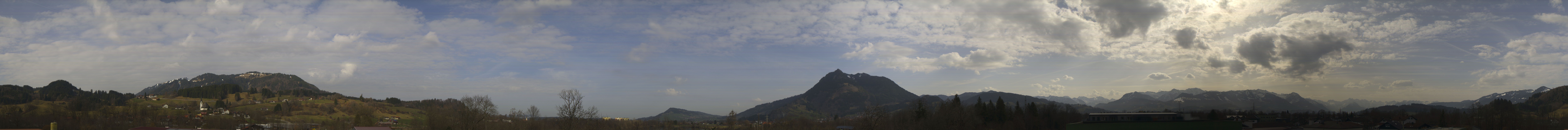 Archiv Foto Webcam Sonthofen: Bergpanorama