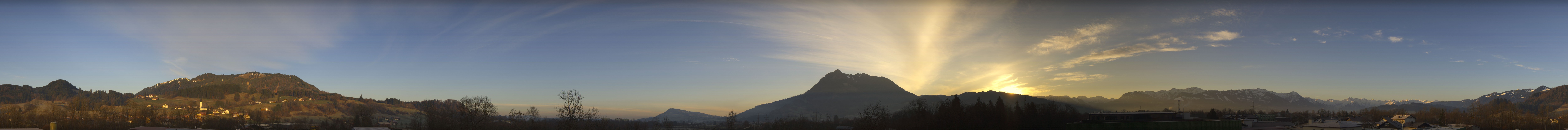 Archiv Foto Webcam Sonthofen: Bergpanorama