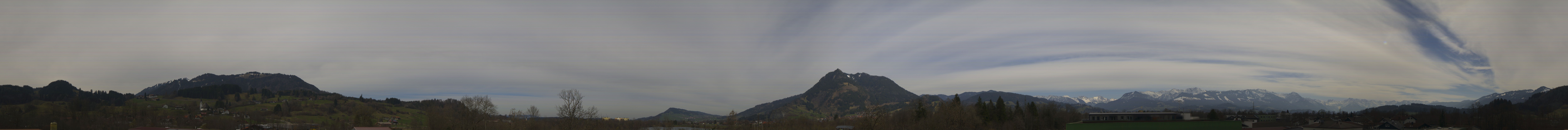 Archiv Foto Webcam Sonthofen: Bergpanorama