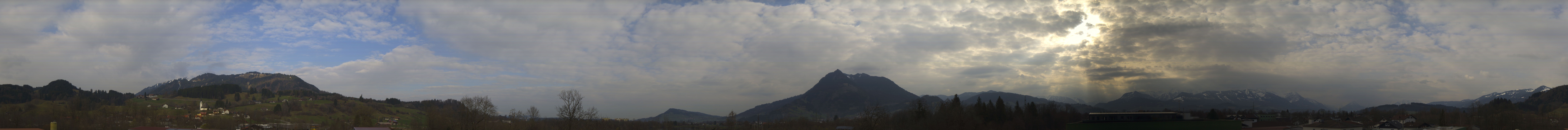 Archiv Foto Webcam Sonthofen: Bergpanorama