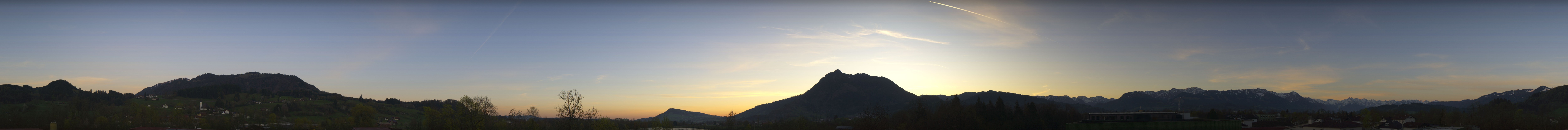 Archived image Webcam Sonthofen: Mountain panorama