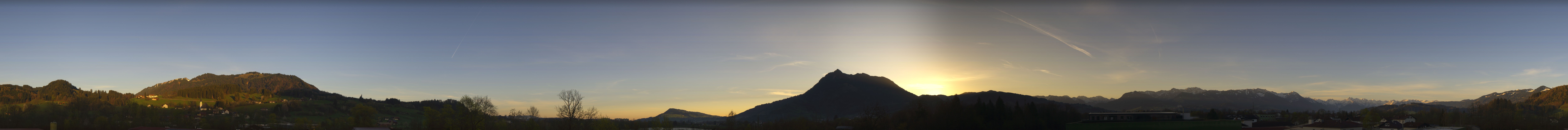 Archived image Webcam Sonthofen: Mountain panorama