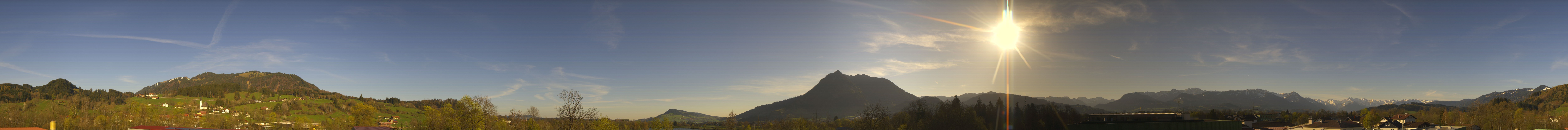 Archived image Webcam Sonthofen: Mountain panorama