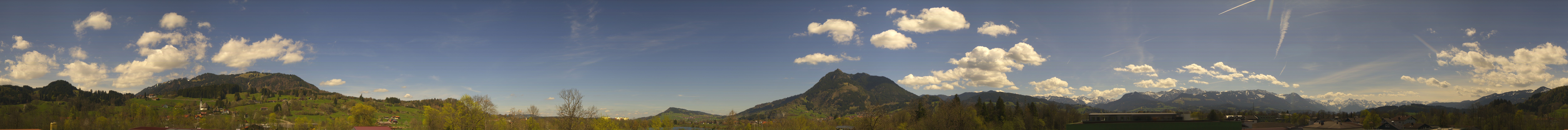 Archived image Webcam Sonthofen: Mountain panorama