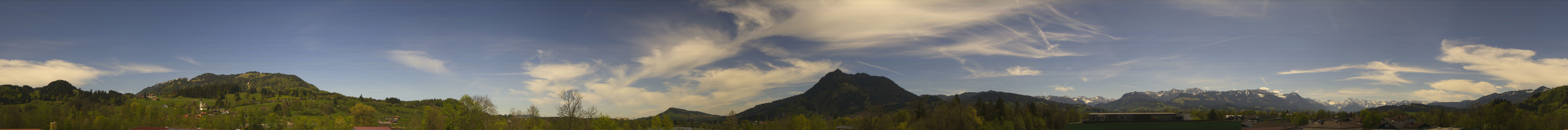 Archiv Foto Webcam Sonthofen: Bergpanorama