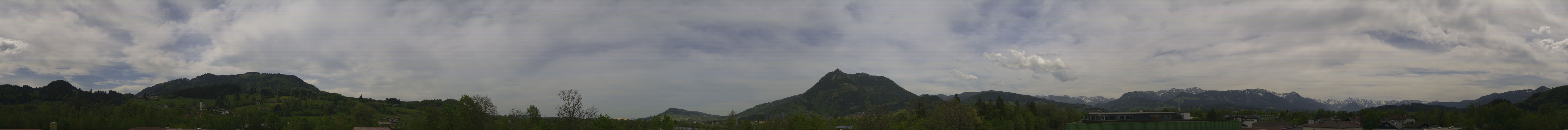 Archiv Foto Webcam Sonthofen: Bergpanorama
