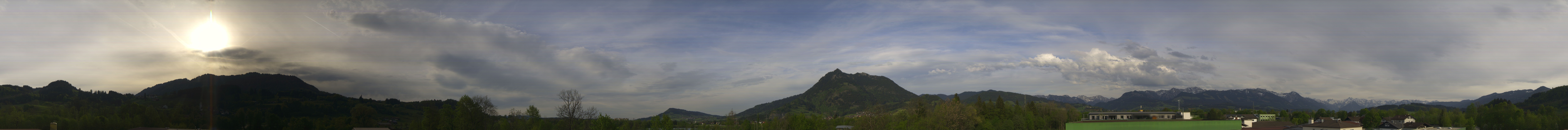 Archiv Foto Webcam Sonthofen: Bergpanorama