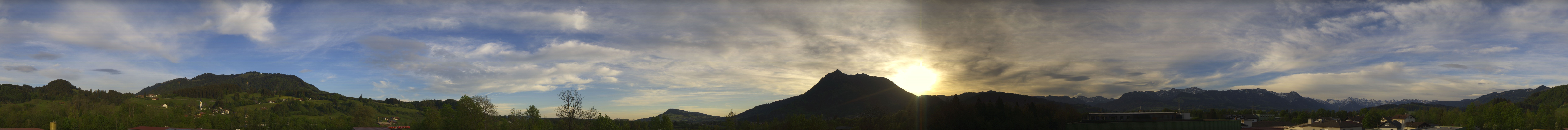 Archiv Foto Webcam Sonthofen: Bergpanorama