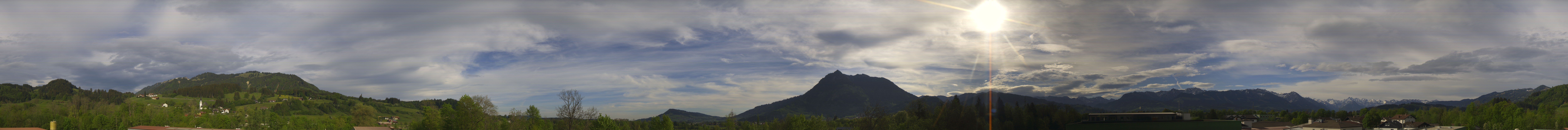 Archiv Foto Webcam Sonthofen: Bergpanorama