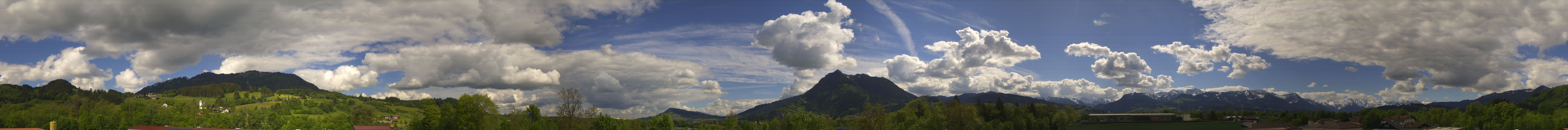 Archiv Foto Webcam Sonthofen: Bergpanorama