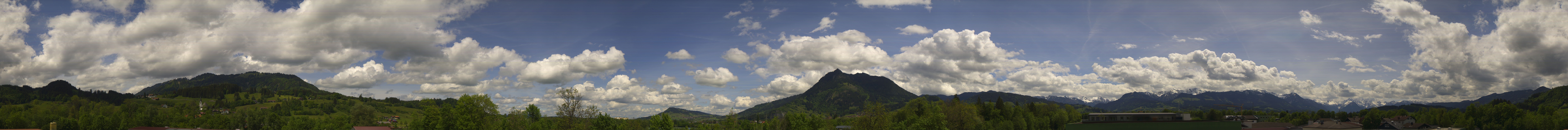 Archiv Foto Webcam Sonthofen: Bergpanorama