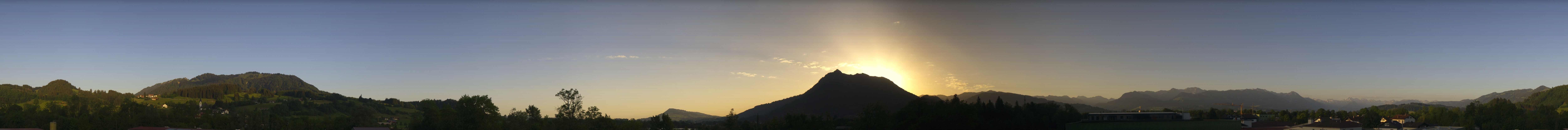 Archived image Webcam Sonthofen: Mountain panorama