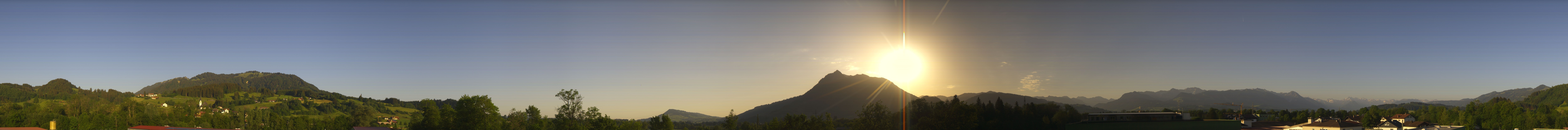Archived image Webcam Sonthofen: Mountain panorama