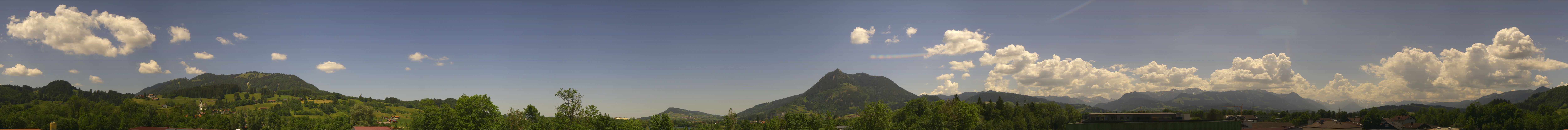 Archiv Foto Webcam Sonthofen: Bergpanorama