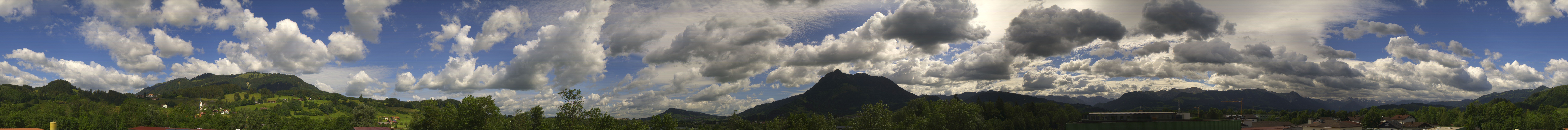 Archiv Foto Webcam Sonthofen: Bergpanorama