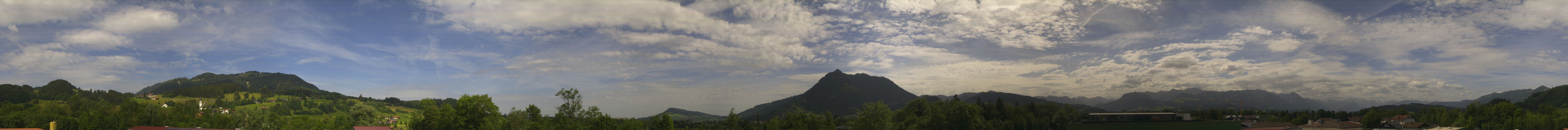 Archiv Foto Webcam Sonthofen: Bergpanorama