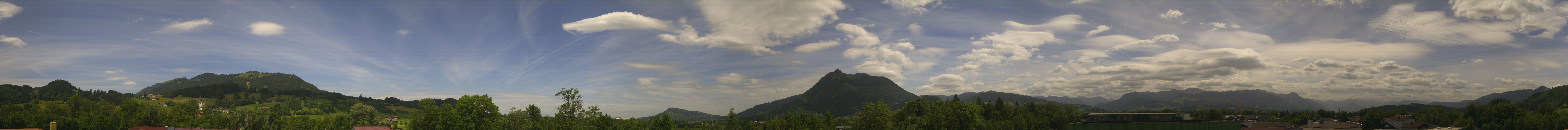 Archiv Foto Webcam Sonthofen: Bergpanorama