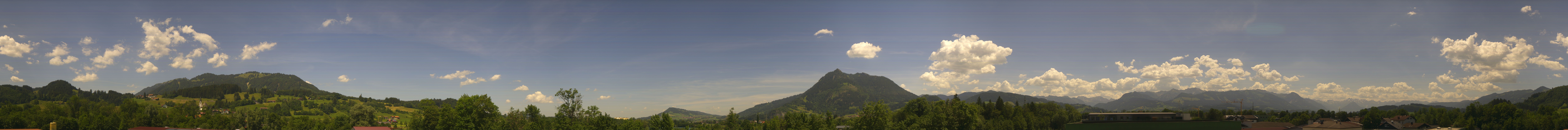 Archiv Foto Webcam Sonthofen: Bergpanorama
