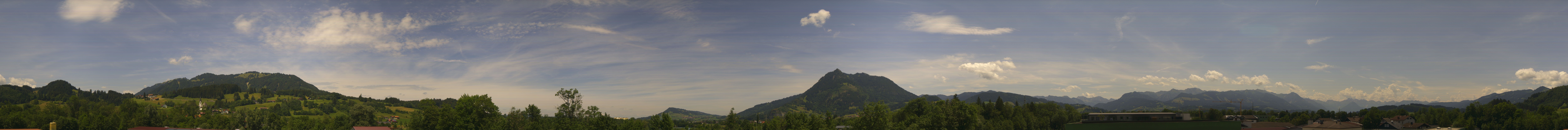 Archiv Foto Webcam Sonthofen: Bergpanorama