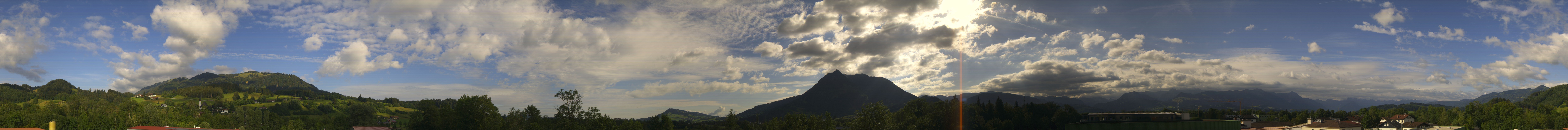 Archived image Webcam Sonthofen: Mountain panorama