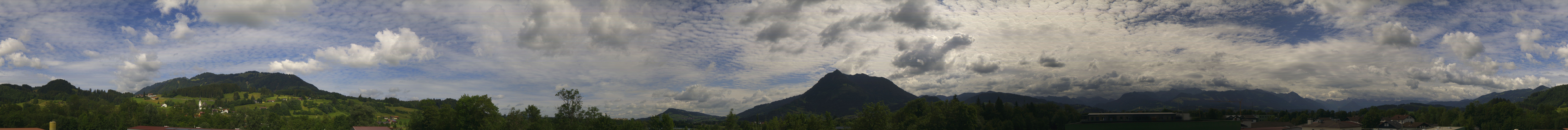 Archived image Webcam Sonthofen: Mountain panorama