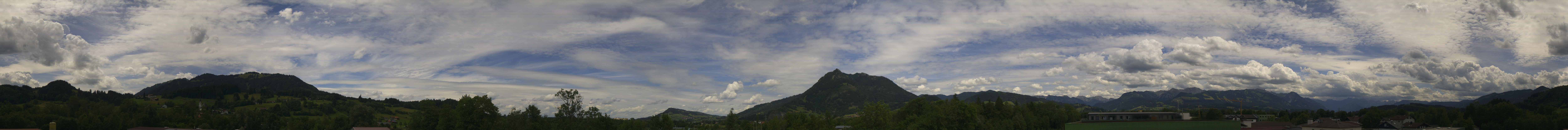 Archived image Webcam Sonthofen: Mountain panorama