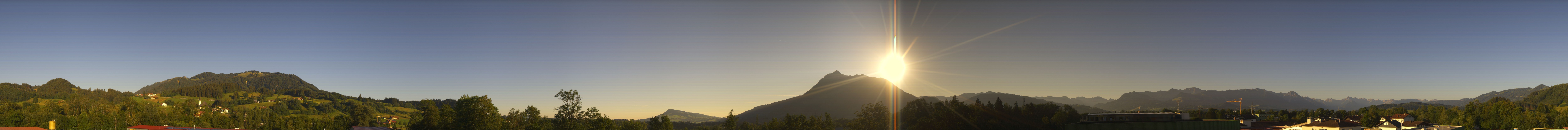 Archived image Webcam Sonthofen: Mountain panorama
