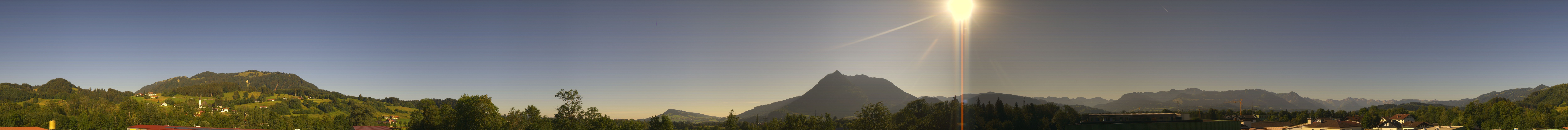 Archived image Webcam Sonthofen: Mountain panorama