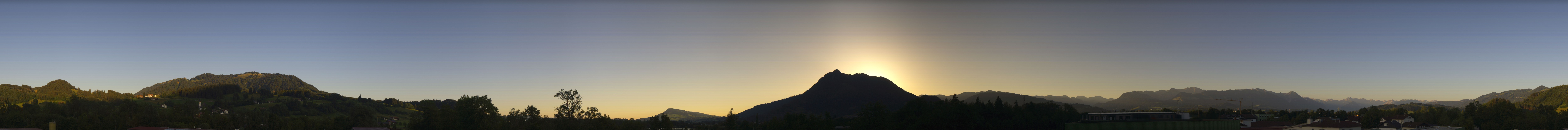 Archived image Webcam Sonthofen: Mountain panorama