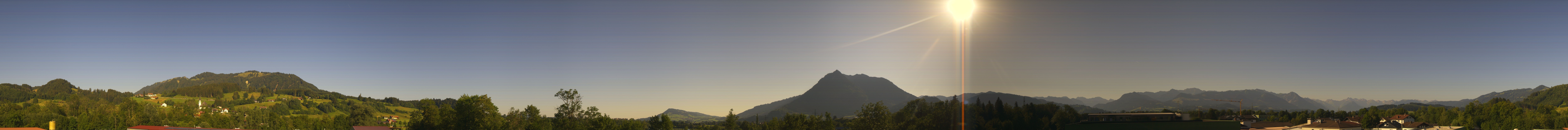 Archived image Webcam Sonthofen: Mountain panorama