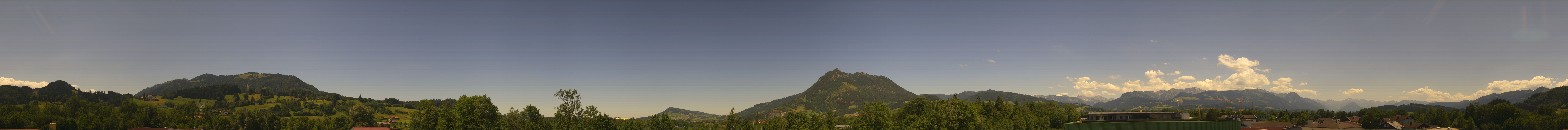 Archived image Webcam Sonthofen: Mountain panorama